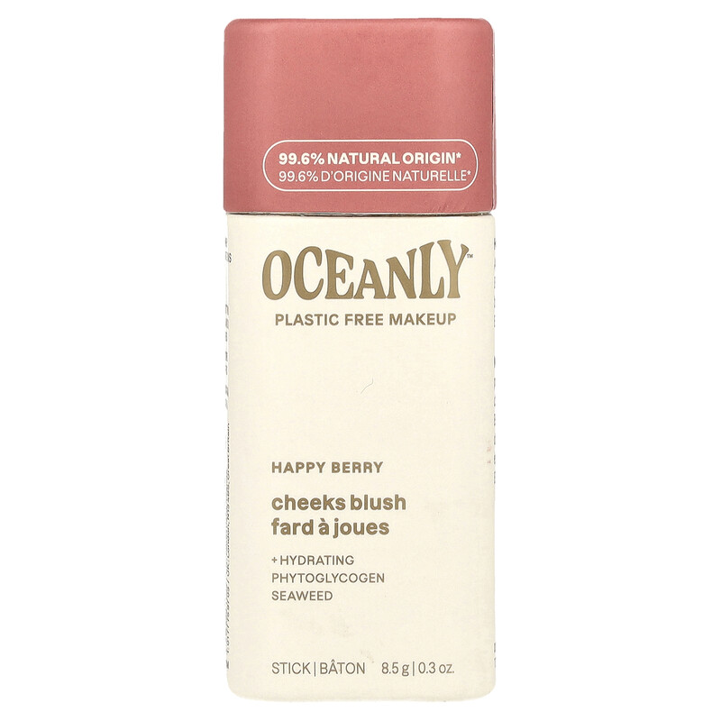 

ATTITUDE, Oceanly , румяна для щек, Happy Berry, 8,5 г (0,3 унции)
