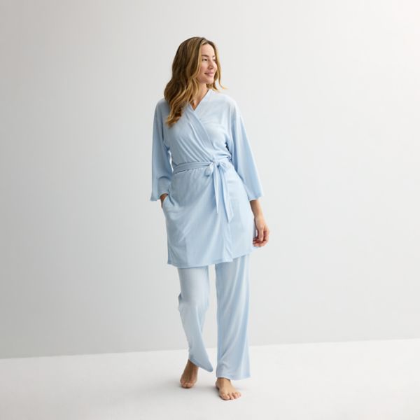 

Женский спальный халат с пуантами Sonoma Goods For Life, цвет cerulean
