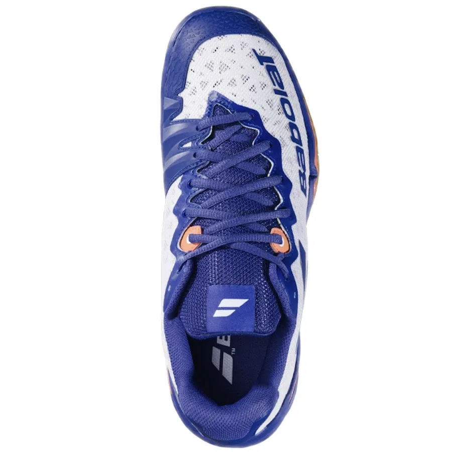 Мужские бадминтонные кроссовки «Shadow 4 Men» от Babolat, White X Navy (1097) — фото 3