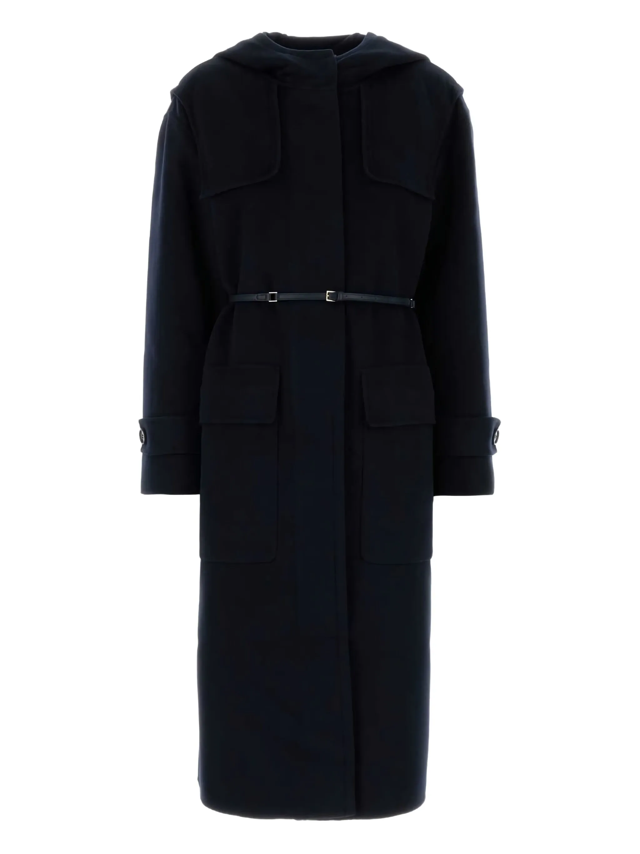 

Пальто Rima с капюшоном и поясом 'S Max Mara, синий