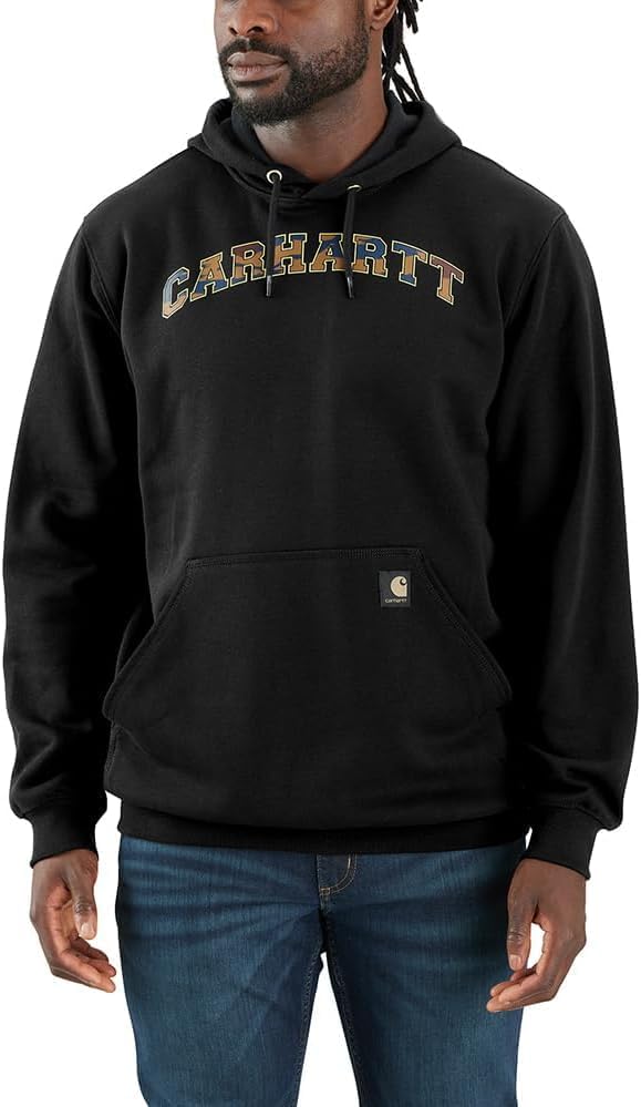 

Толстовка Carhartt Loose Fit Midweight Camo Logo Graphic, Carhartt Brown/Black