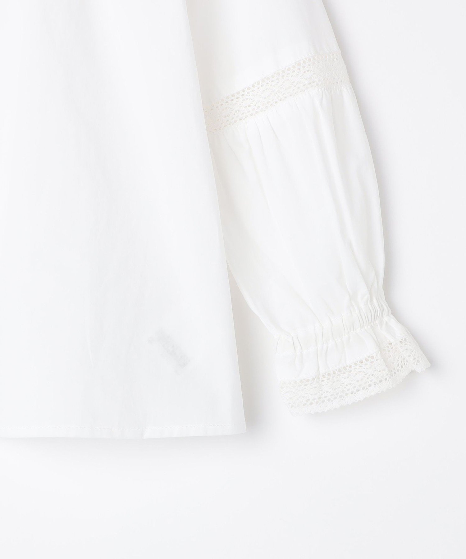 Детская блузка: 80-90 см / с кружевом и складками SHIPS KIDS, Off white — фото 4