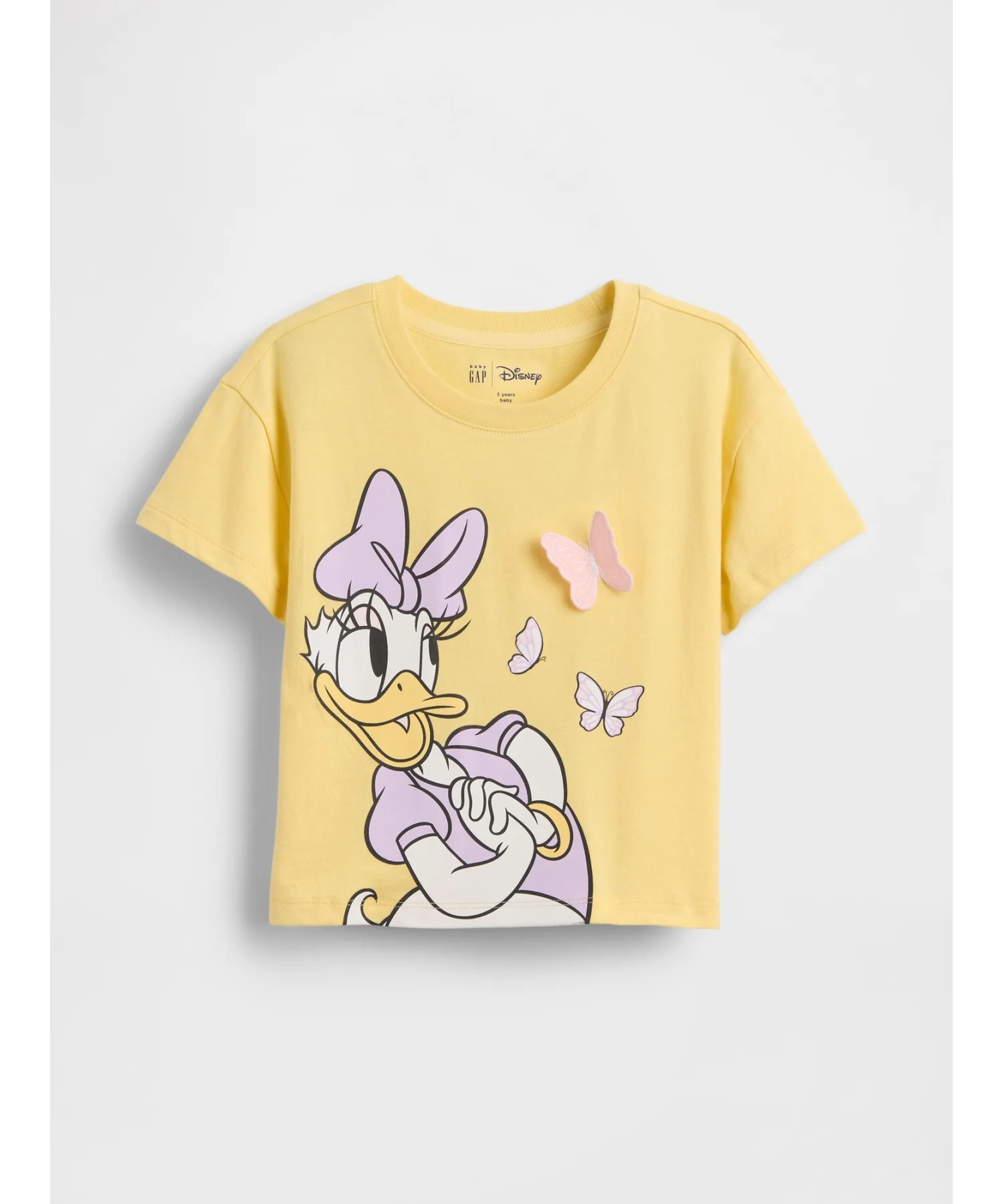 Детская футболка с принтом Disney GAP жёлтая
