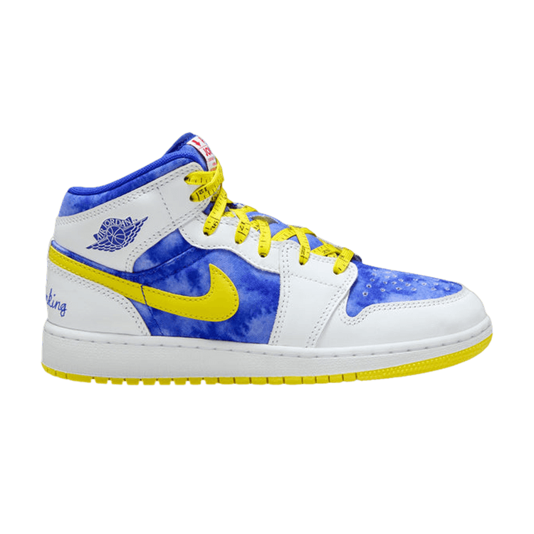 

Кроссовки Air Jordan Air Jordan 1 Mid GS 'Sneaker School', синий