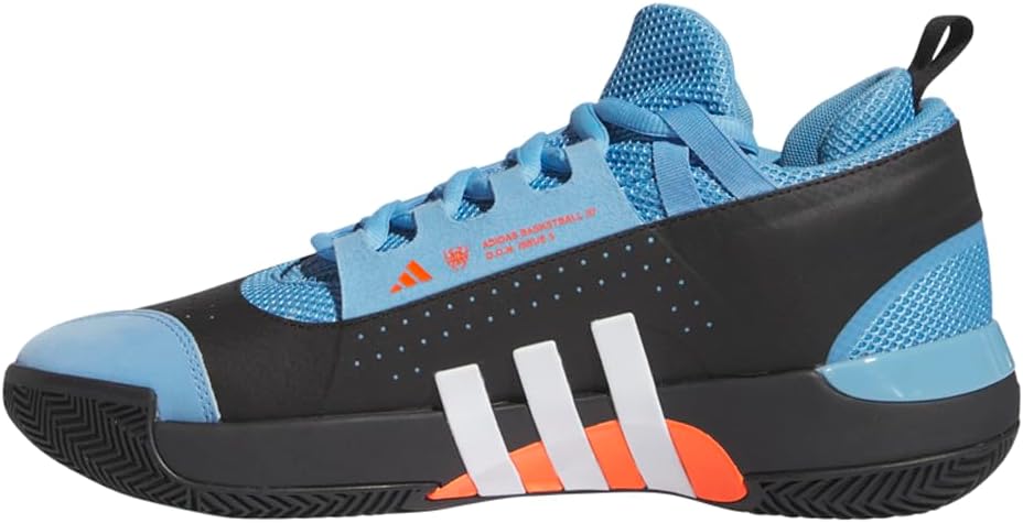 Мужские кроссовки Adidas D.o.n. Issue 5, белый/черный/голубой/светло-голубой — фото 3