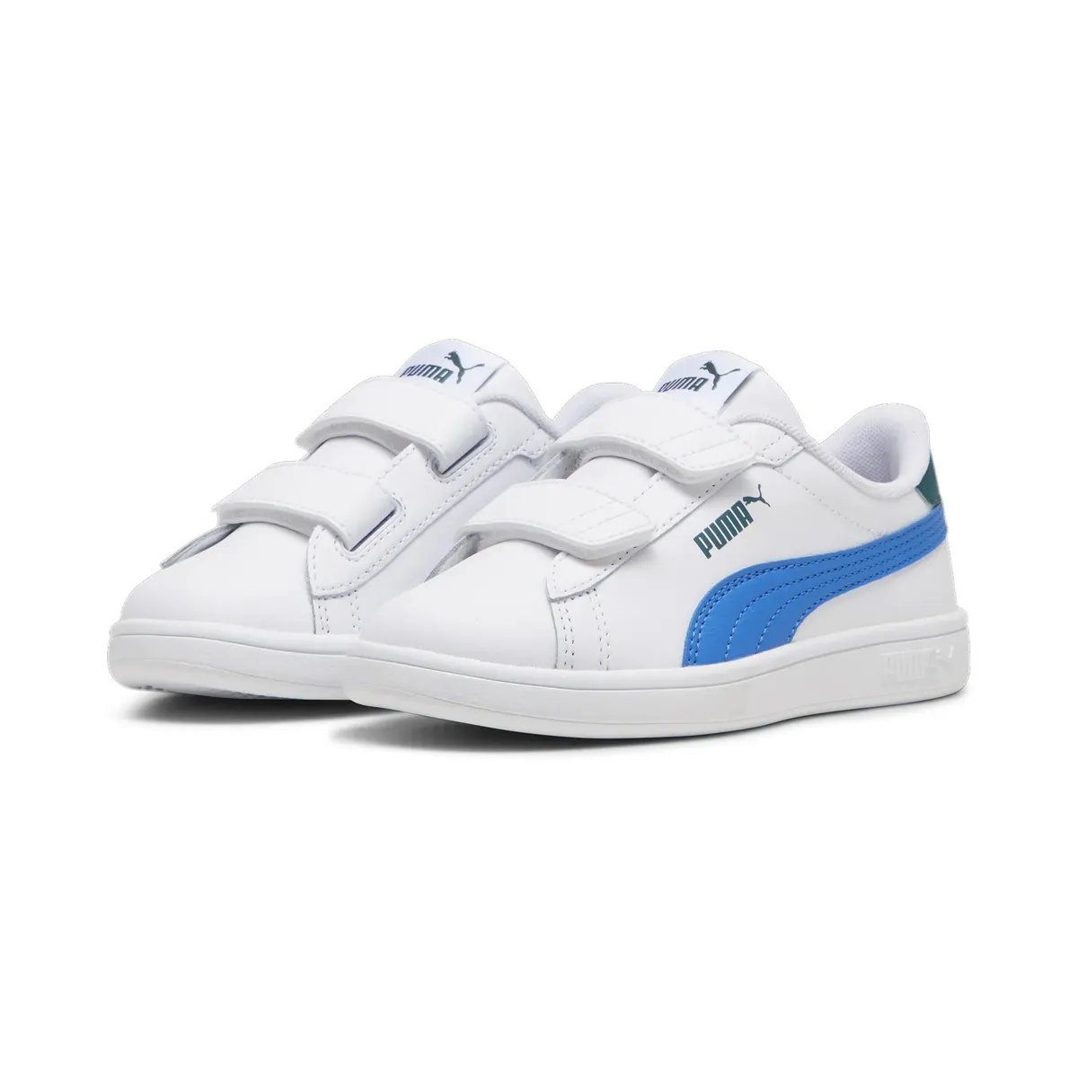 

Кроссовки PUMA "SMASH 3.0 L V PS", с застежкой-липучкой, белый