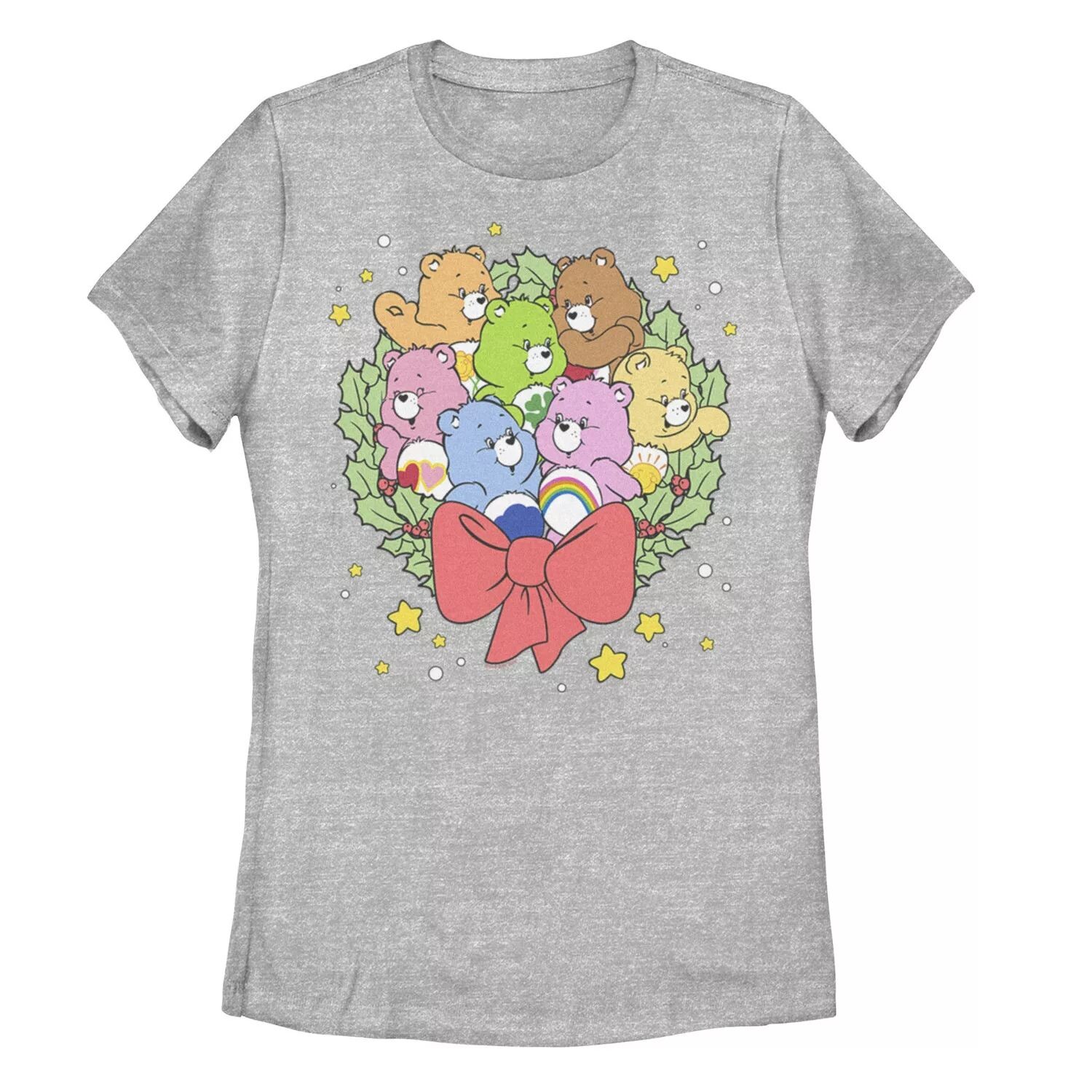 

Футболка с рождественским венком и маленькими звездами для юниоров Care Bear Licensed Character