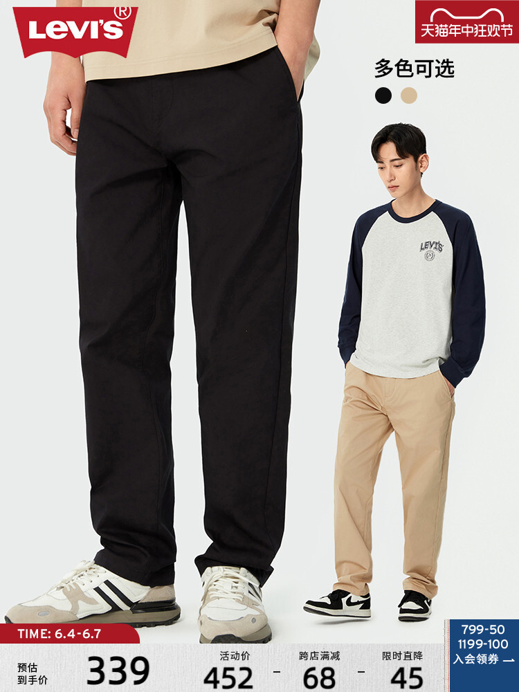 

Брюки мужские Levi's летние, черный