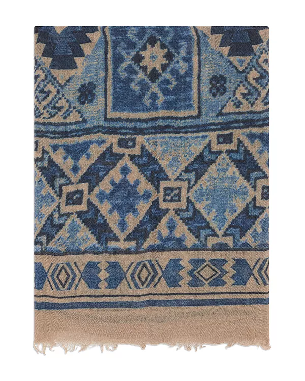 

Шерстяной шарф Раисса Gerard Darel, синий