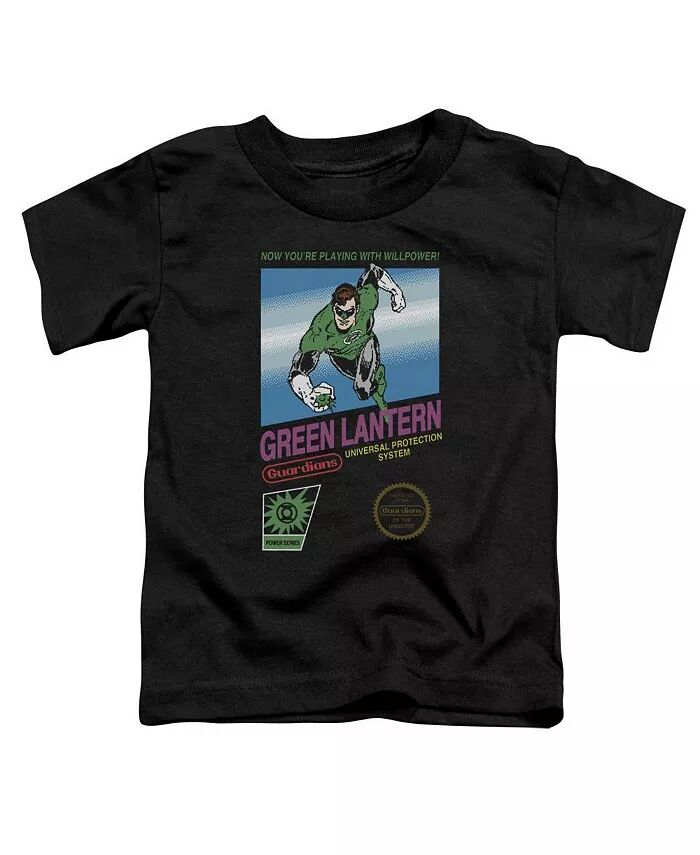 

Футболка с коротким рукавом для малышей Baby-Girls Box Art Green Lantern, черный