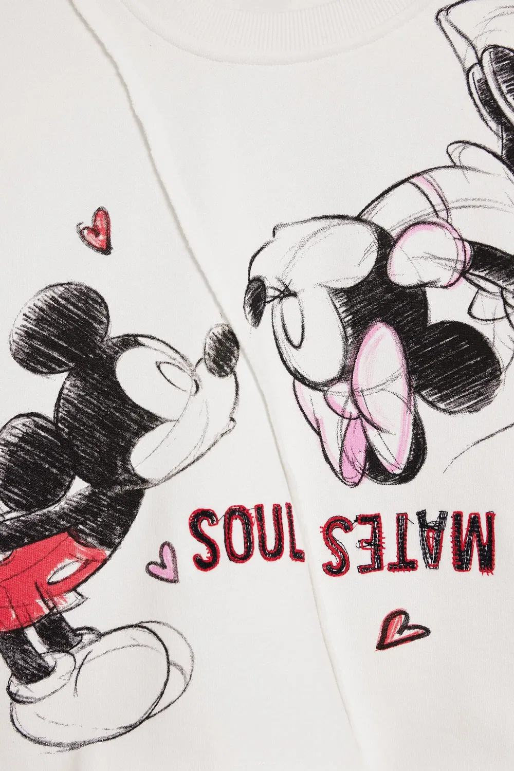 Детская толстовка с капюшоном для девочек с принтом Mickey Mouse Kiss Desigual, Multicolor — фото 3