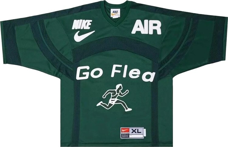 Футболка Nike x Cactus Plant Flea Market Short-Sleeve Jersey Top 'Green', зеленый — фото 2