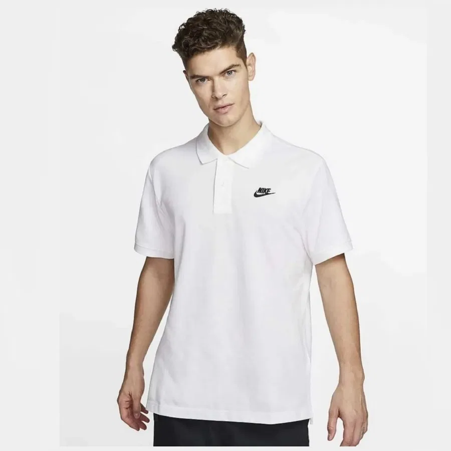 Футболка поло с длинным рукавом Sportswear Nike, Белый