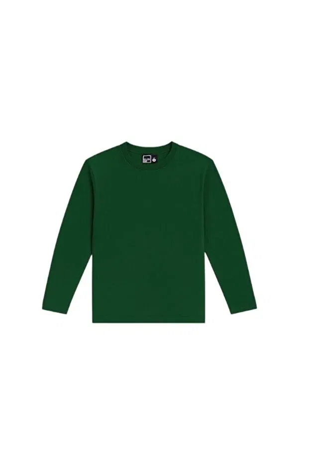 Детская футболка с длинным рукавом хлопковая Nefti Green Cloise, Nefti Green — фото 3