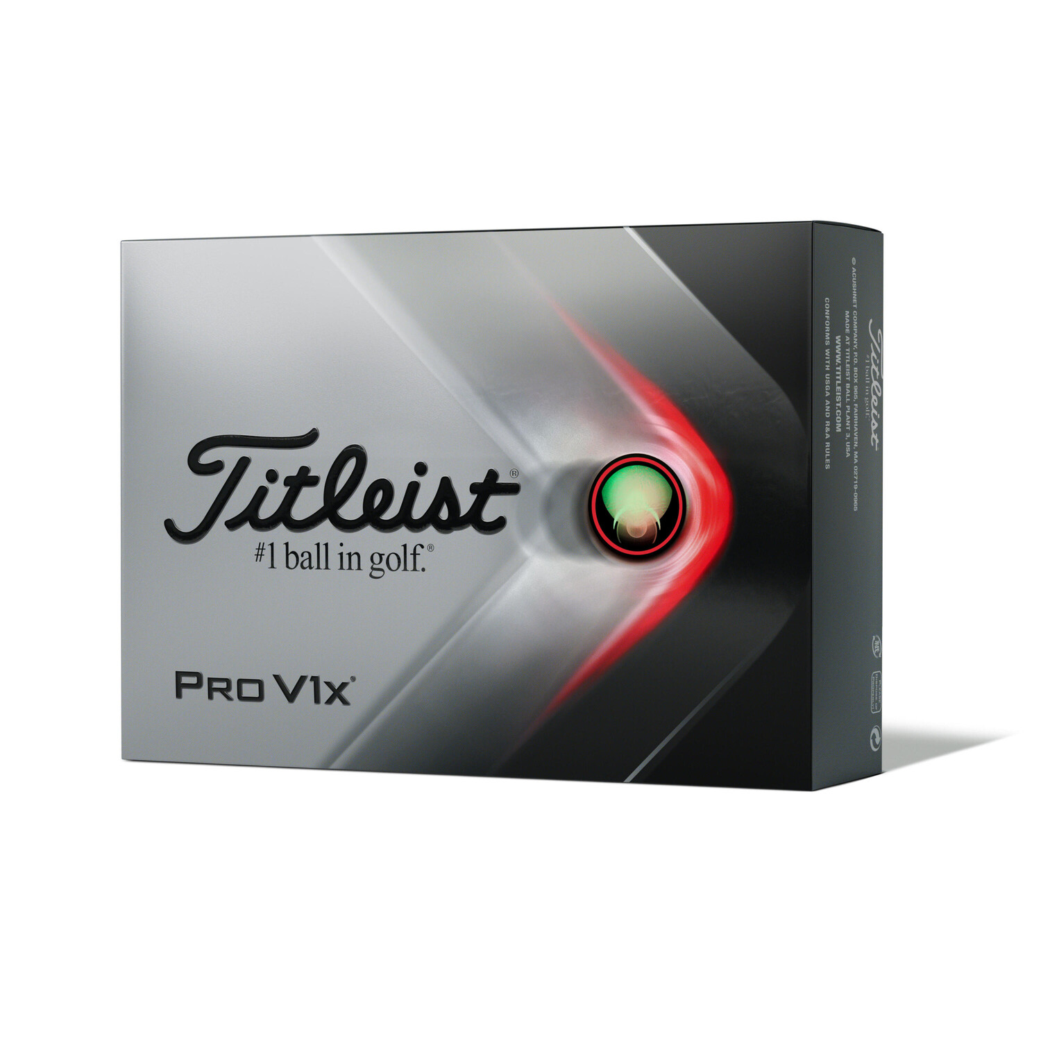 

Мячи для гольфа Pro V1X 12 штук белые TITLEIST, белый