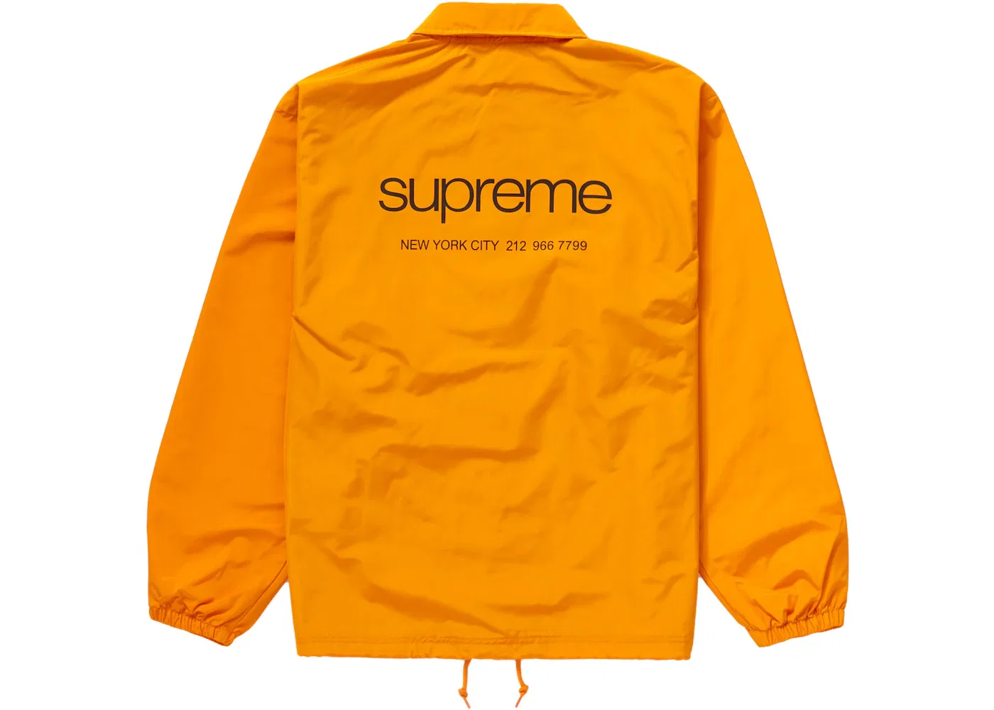 Мужская куртка-тренч Supreme NYC Coaches Jacket Orange — фото 3