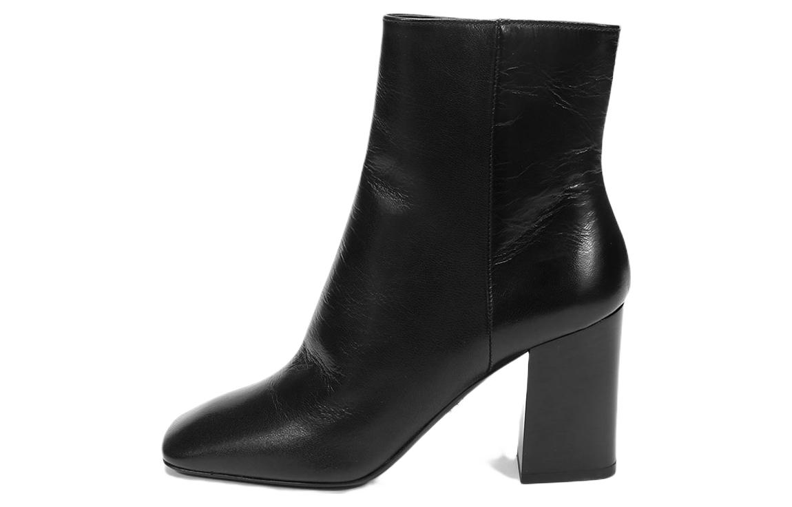 Кожаные женские туфли-лодочки с квадратным носком PRADA 'Black'