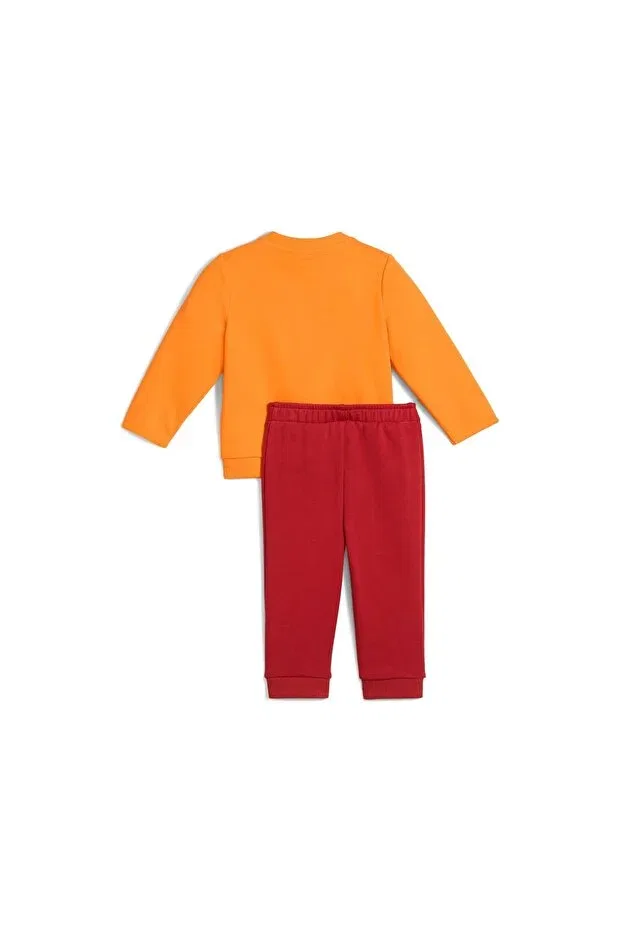 Детский спортивный костюм для мальчиков с капюшоном Galatasaray ftblculture baby tracksuit set Puma, Intense Orange — фото 2