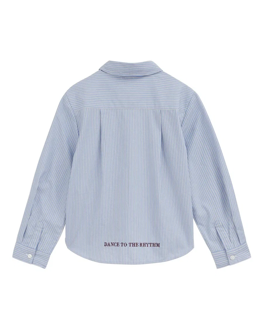 Блузка WE Fashion светло-голубого цвета — фото 2