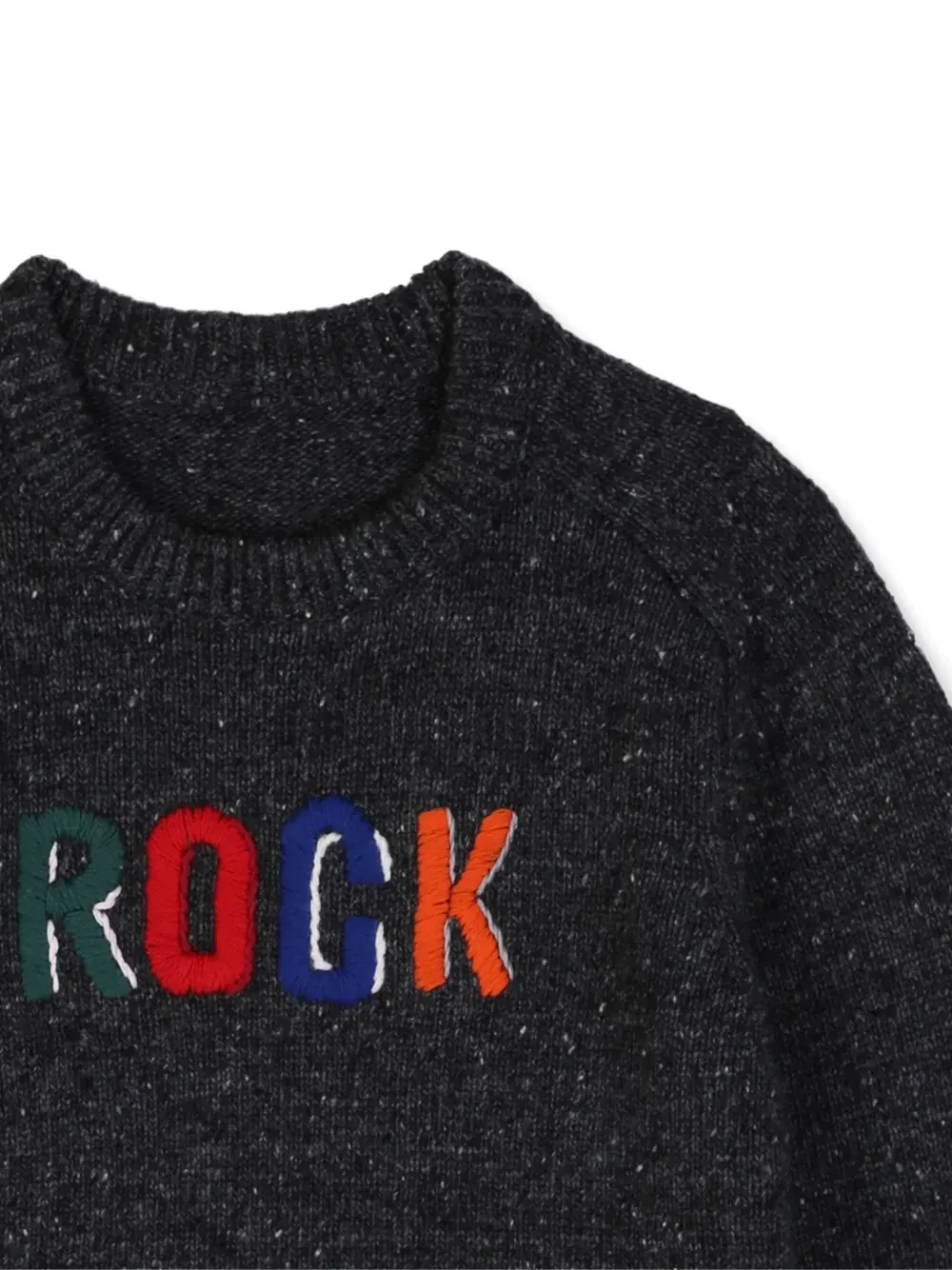 Свитер в мелкую точку Zadig & Voltaire Kids, серый — фото 3