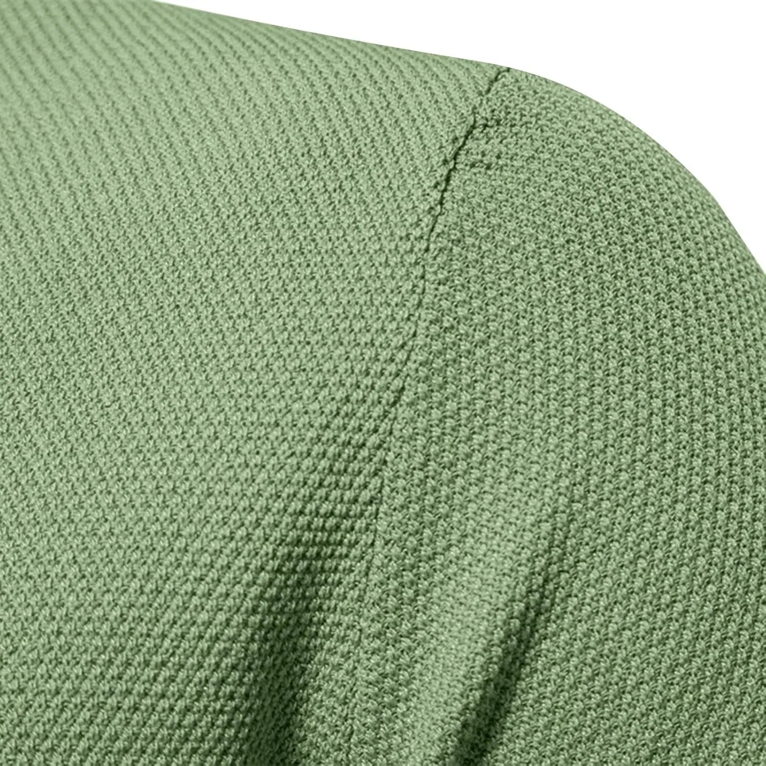 Мужская застежка-молния поло Casual Fit NoxwB, Green — фото 2