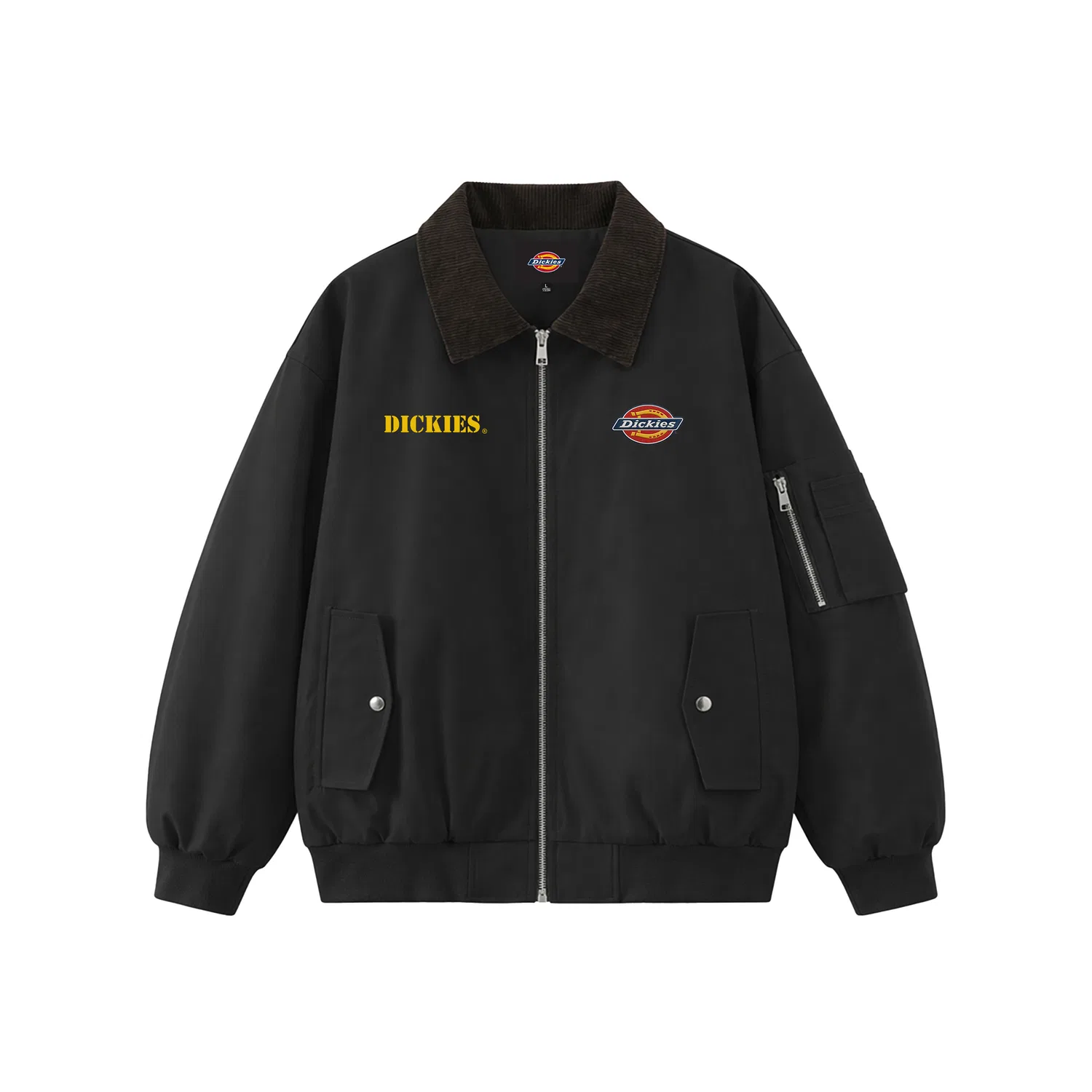 Детская куртка с лацканами, прямой крой, Dickies, Twilight Cyan — фото 4