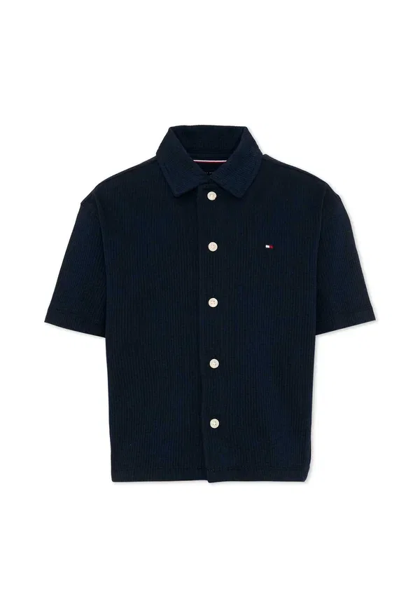 Рубашка хлопковая Camicia Tommy Hilfiger, синий