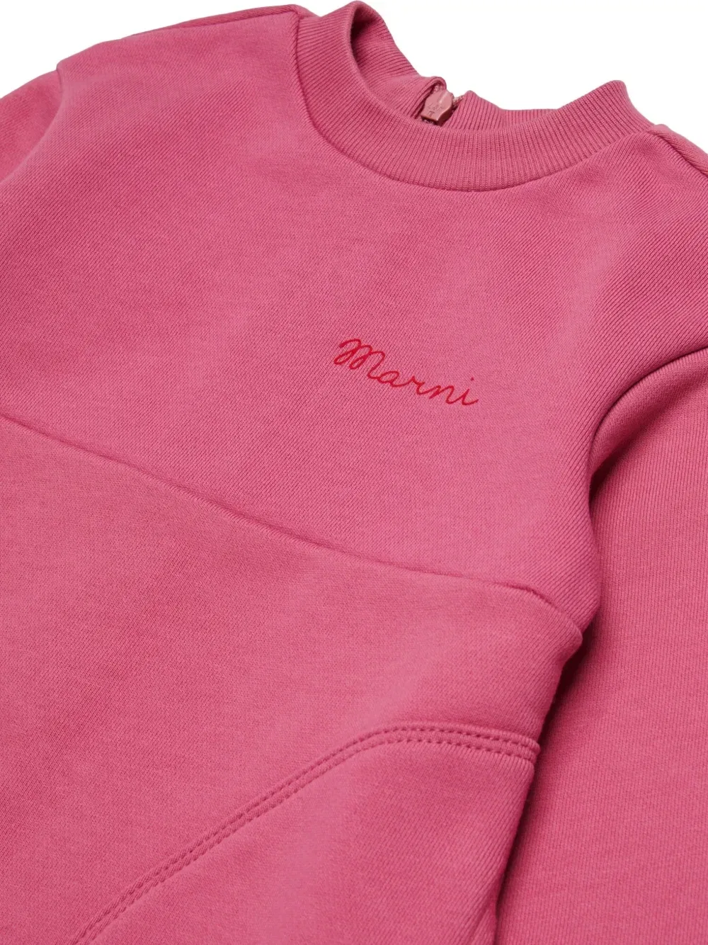 Платье с логотипом Marni Kids, розовый — фото 3