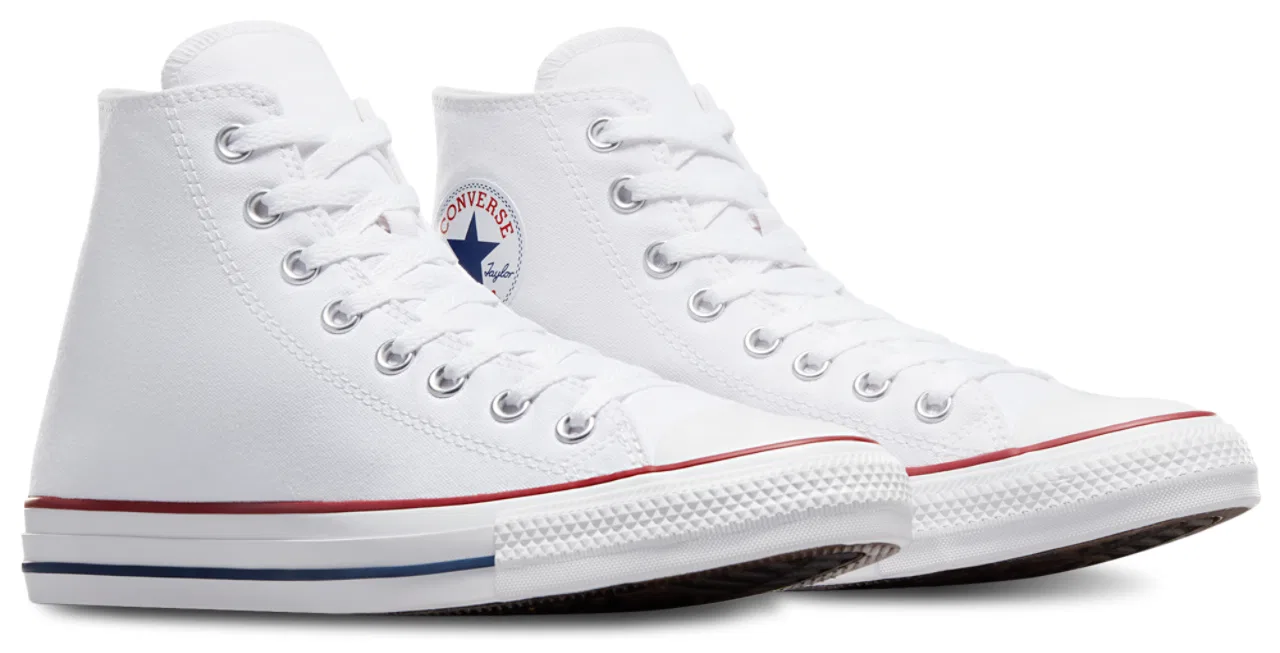 Кроссовки для мальчиков All Star Hi Converse, цвет Optical White/Navy — фото 3