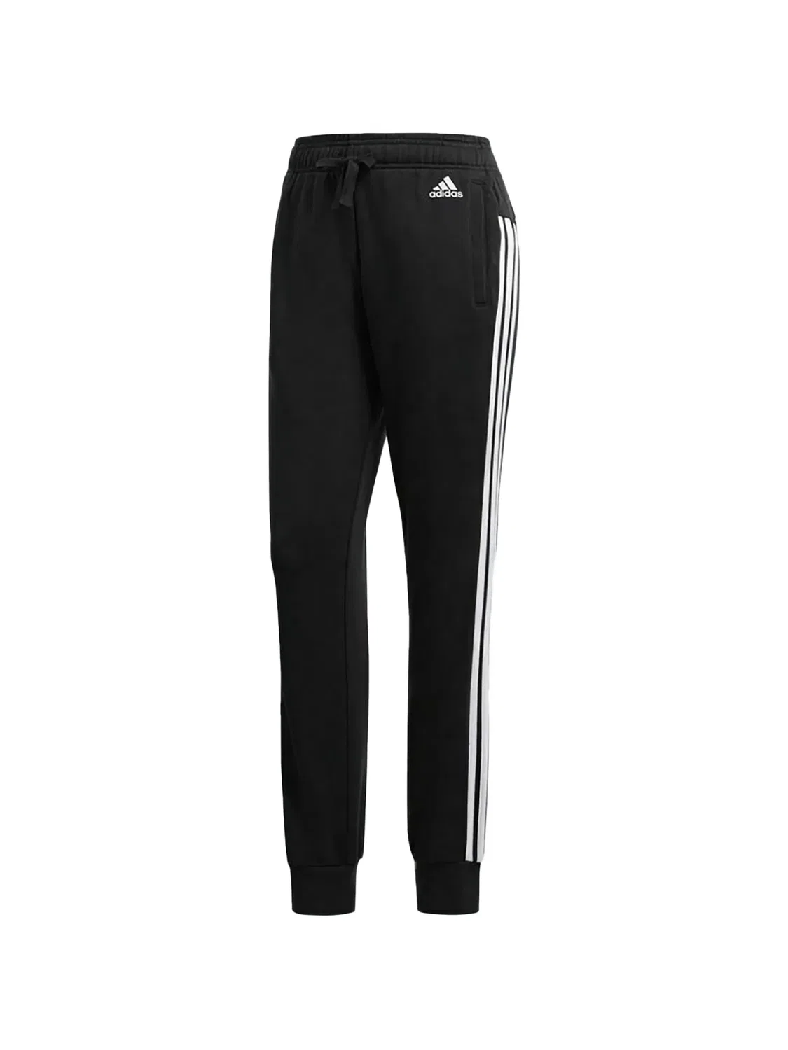 Трек-брюки с тремя полосками Adidas, черный