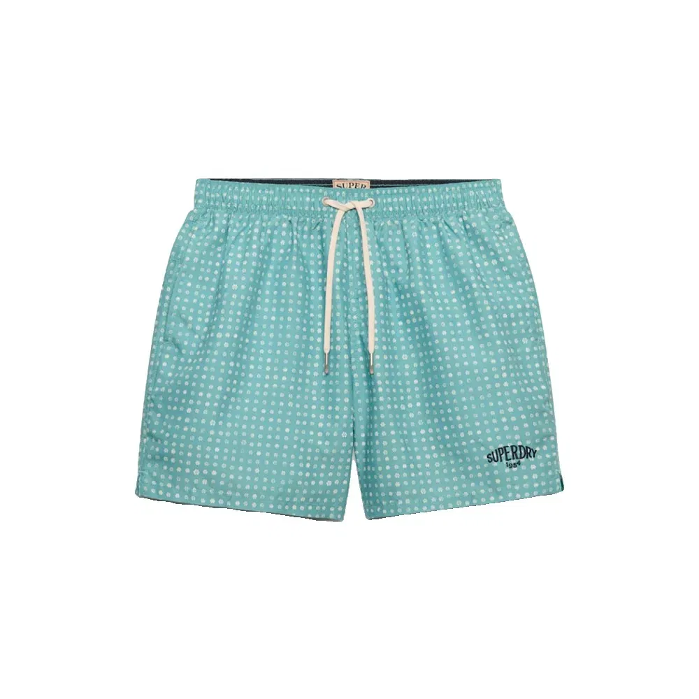 Плавки Premium Printed 15 Superdry, зеленый — фото 3