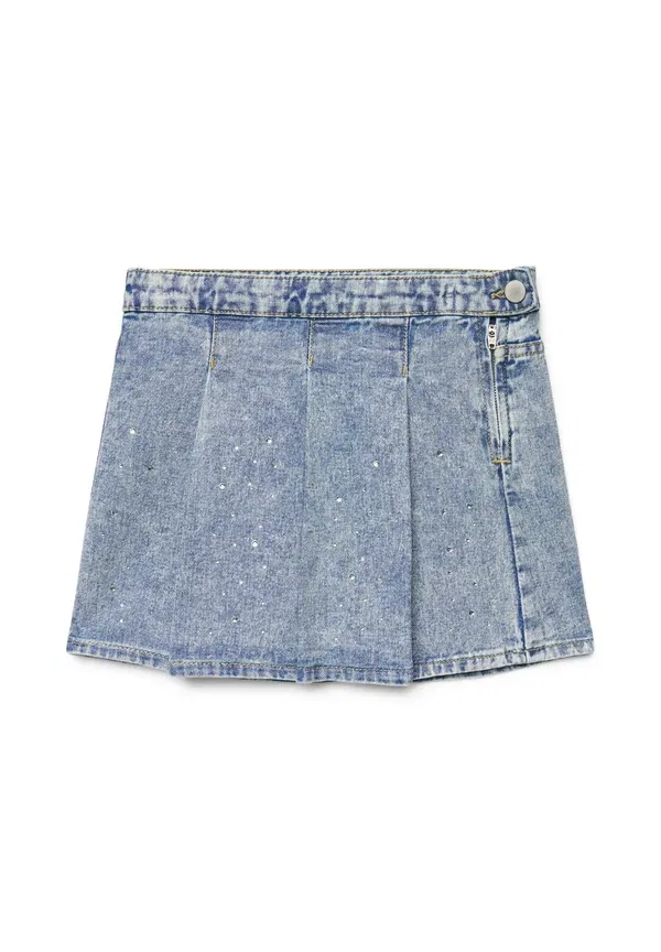 Юбка деним A-line skirt Terranova, Blu Denim Chiaro, светло-голубой