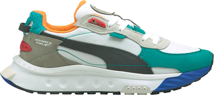 

Кроссовки Puma Wild Rider Layers - White Viridian Green, зеленый