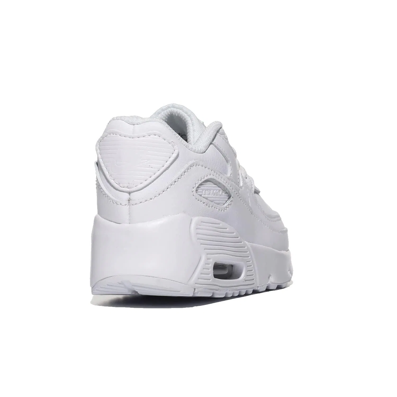 Детские кроссовки для мальчиков с амортизацией NIKE Air Max 90 LTR NIKE, White Metallic Silver White — фото 3