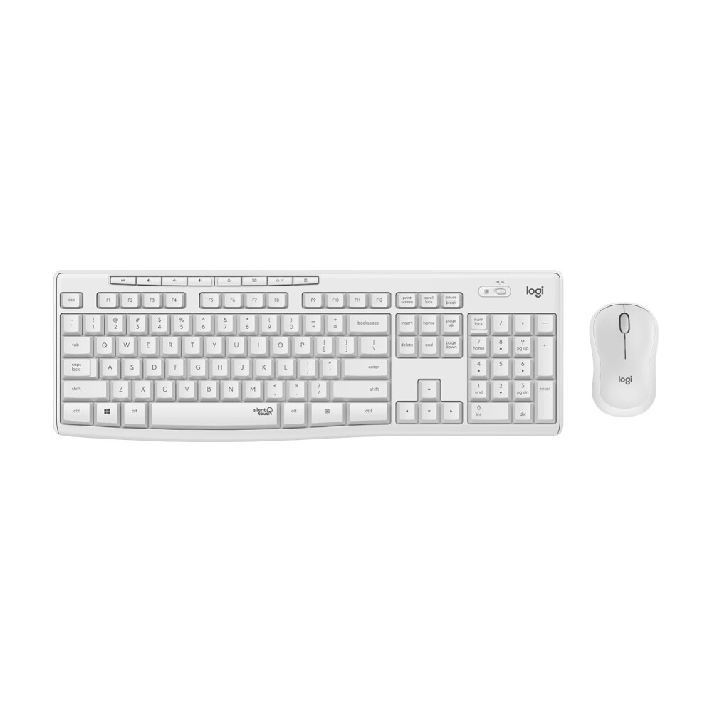 

Комплект периферии Logitech MK295 (клавиатура + мышь), белый
