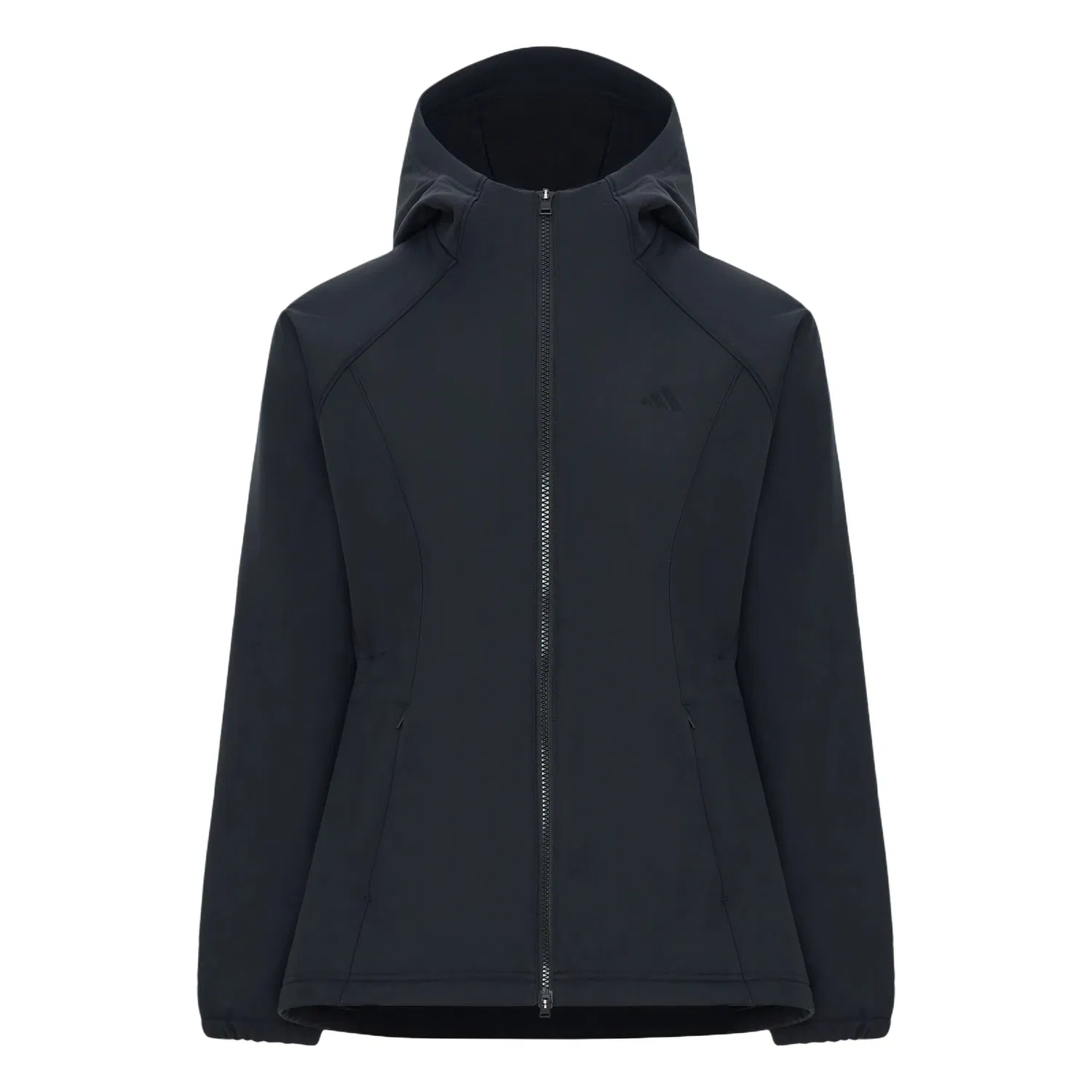 Женская куртка из софтшелла с капюшоном Adidas, Black