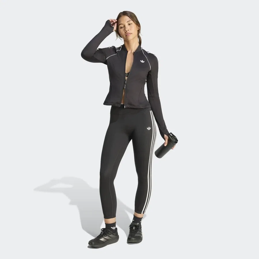 Женская куртка с длинным рукавом Originals Sport Superstar adidas, Черный — фото 4