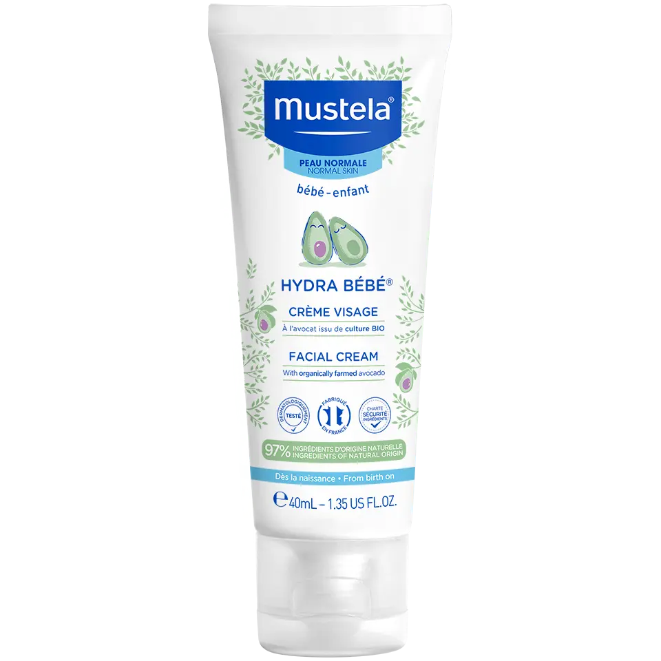 

Mustela Hydra Bebe крем для лица детский, 40 мл