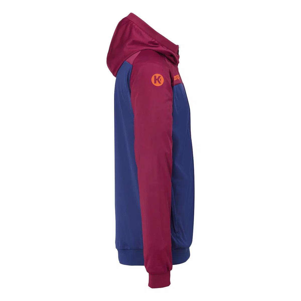 Детская тренировочная куртка с капюшоном PRIME MULTI Kempa, Jeansblau Warmes Rot Schwarz — фото 3