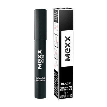 Mexx Black Woman Parfum to Go цветочно-фруктовый женский парфюмерный стик с кремовой текстурой идеально подходит для путешествий 3g — фото 2