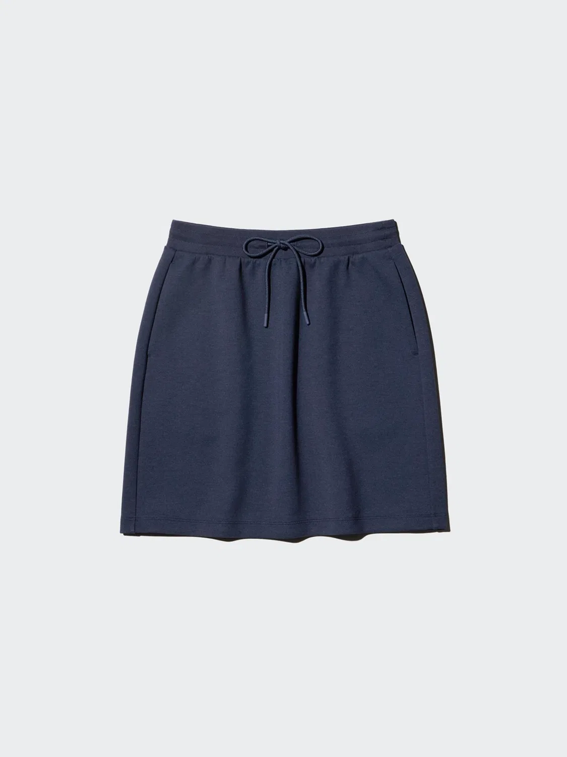 Юбка быстросохнущая повседневная Uniqlo, темно-синяя — фото 4