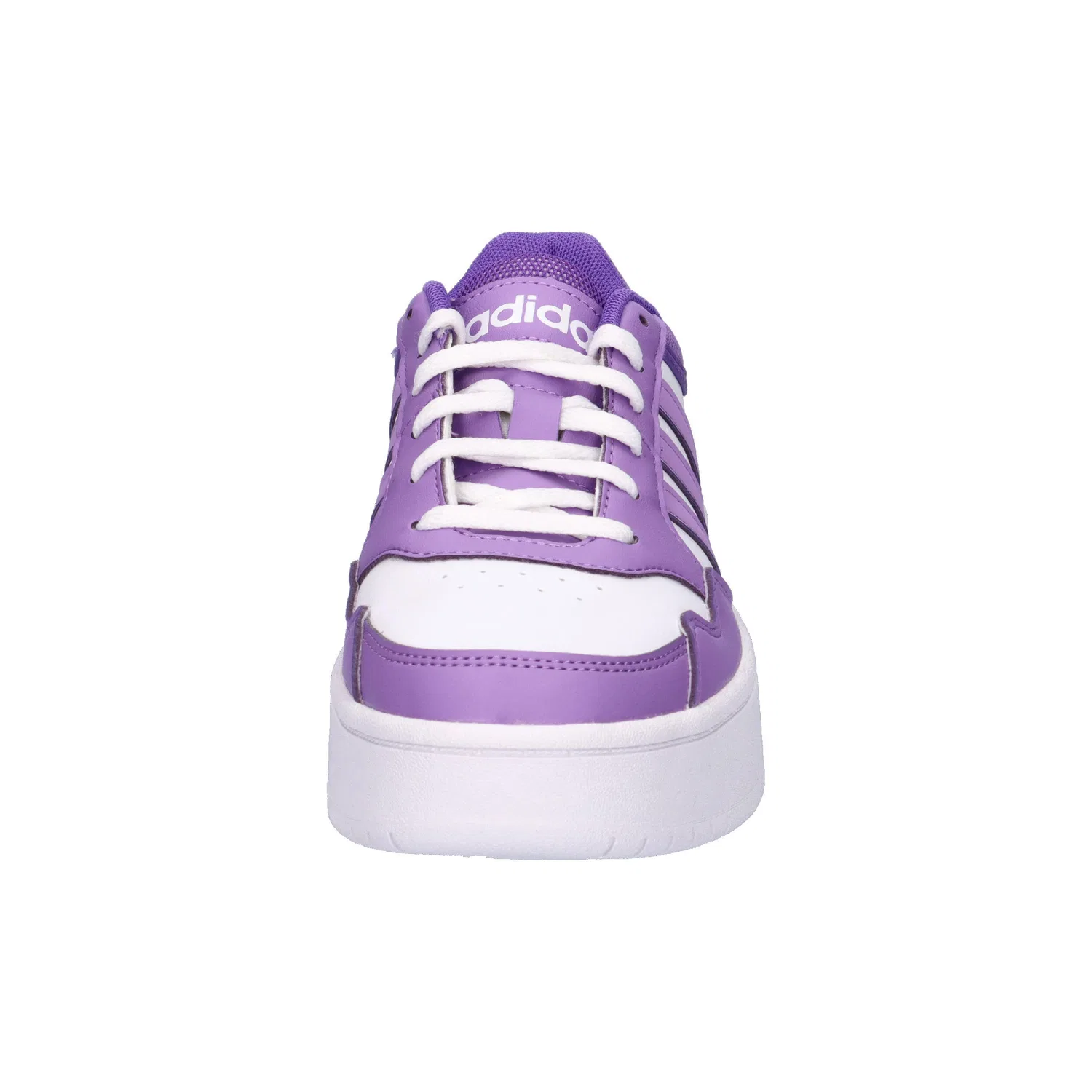 Детские кроссовки с платформой HOOPS 3.0 BOLD J Adidas, Weiss / Konigliches Lila — фото 3