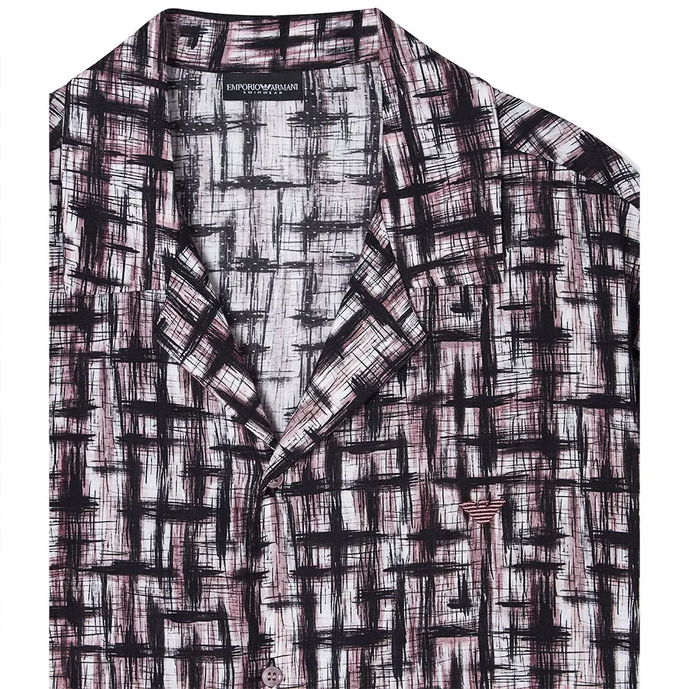 Рубашка с коротким рукавом Emporio Armani, мультиколор — фото 2