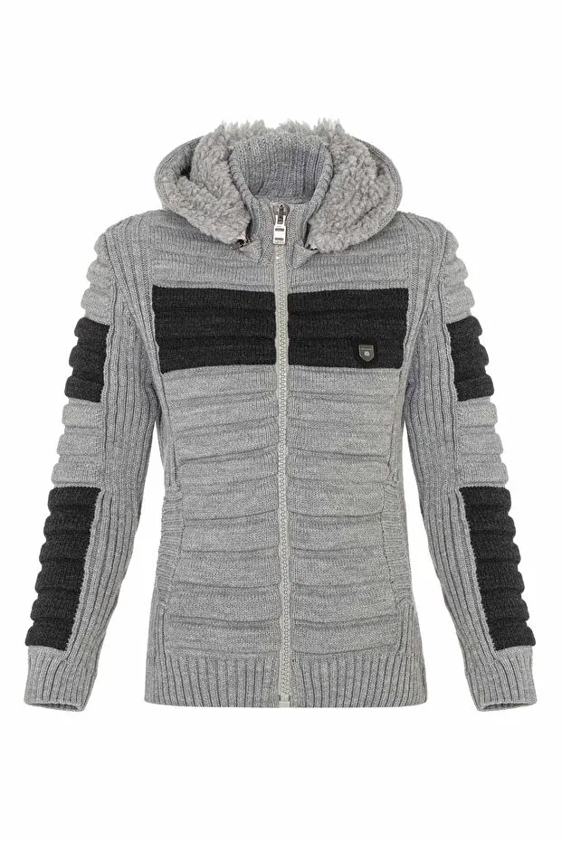 Детский кардиган с длинным рукавом Cipo&Baxx, Gray