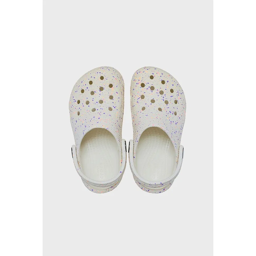 Детские сандалии Classic Glow Paint Splatter Clog T Crocs, Белый — фото 4