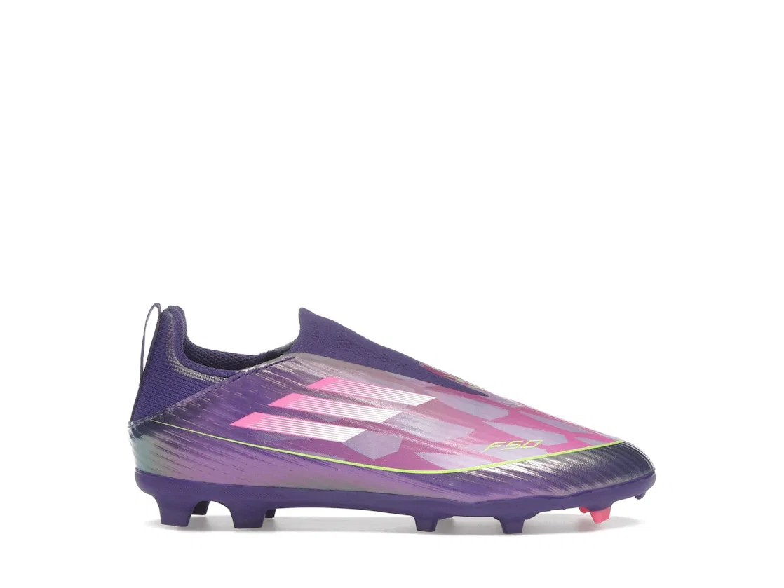 Детские бутсы Lamine Yamal Future Icons Pack Adidas, Unity Purple/Footwear White/Lucid Lemon
