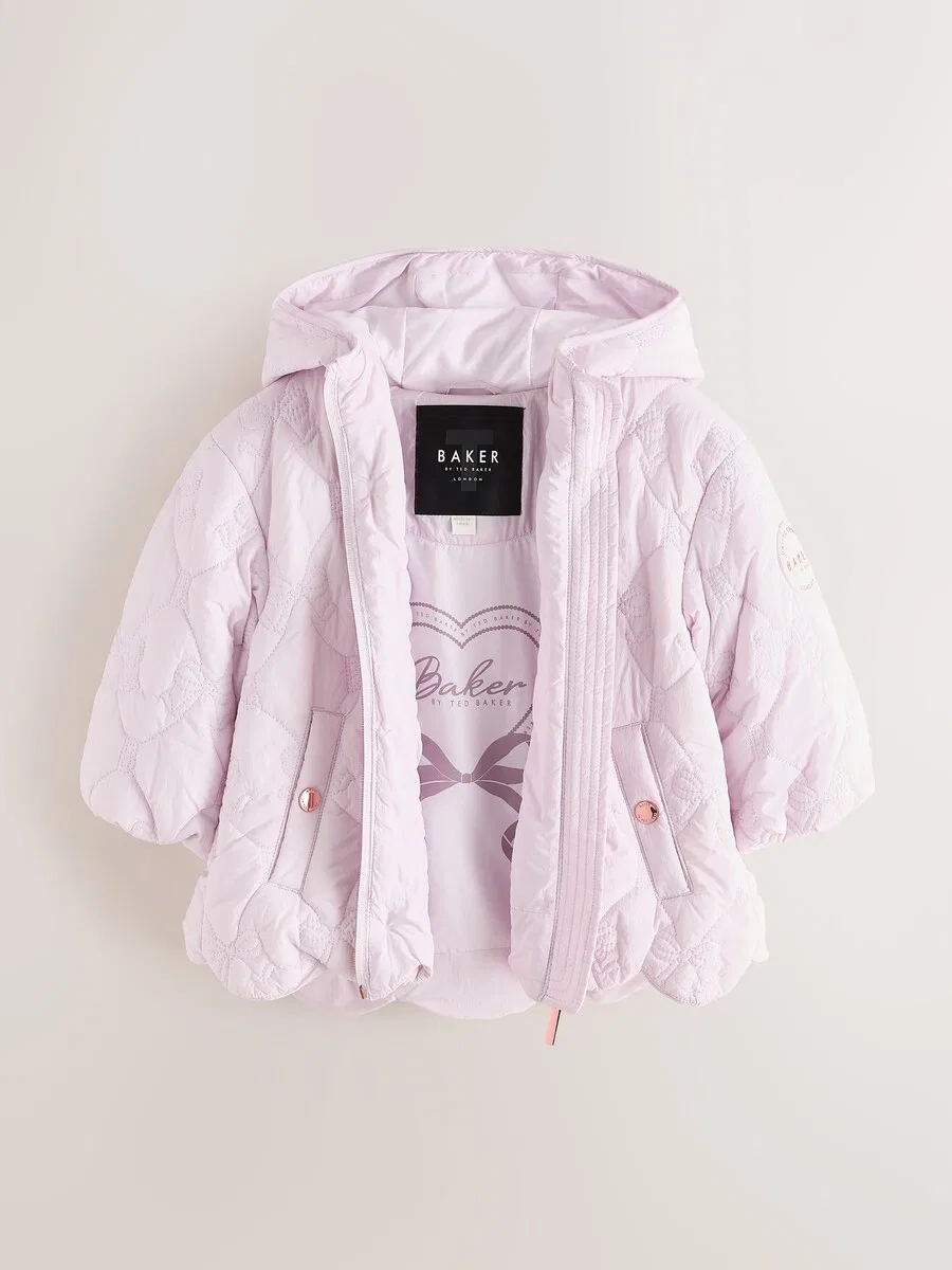Куртка Baker by Ted Baker для межсезонья, сливового цвета — фото 4