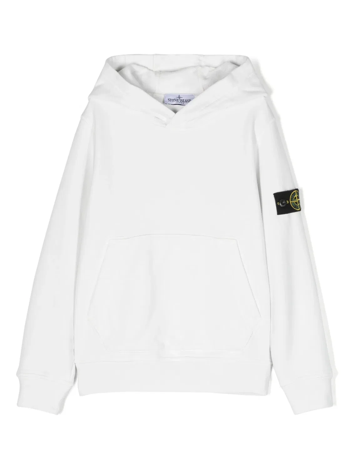 Худи из Хлопка с Логотипом Команды Stone Island, белый