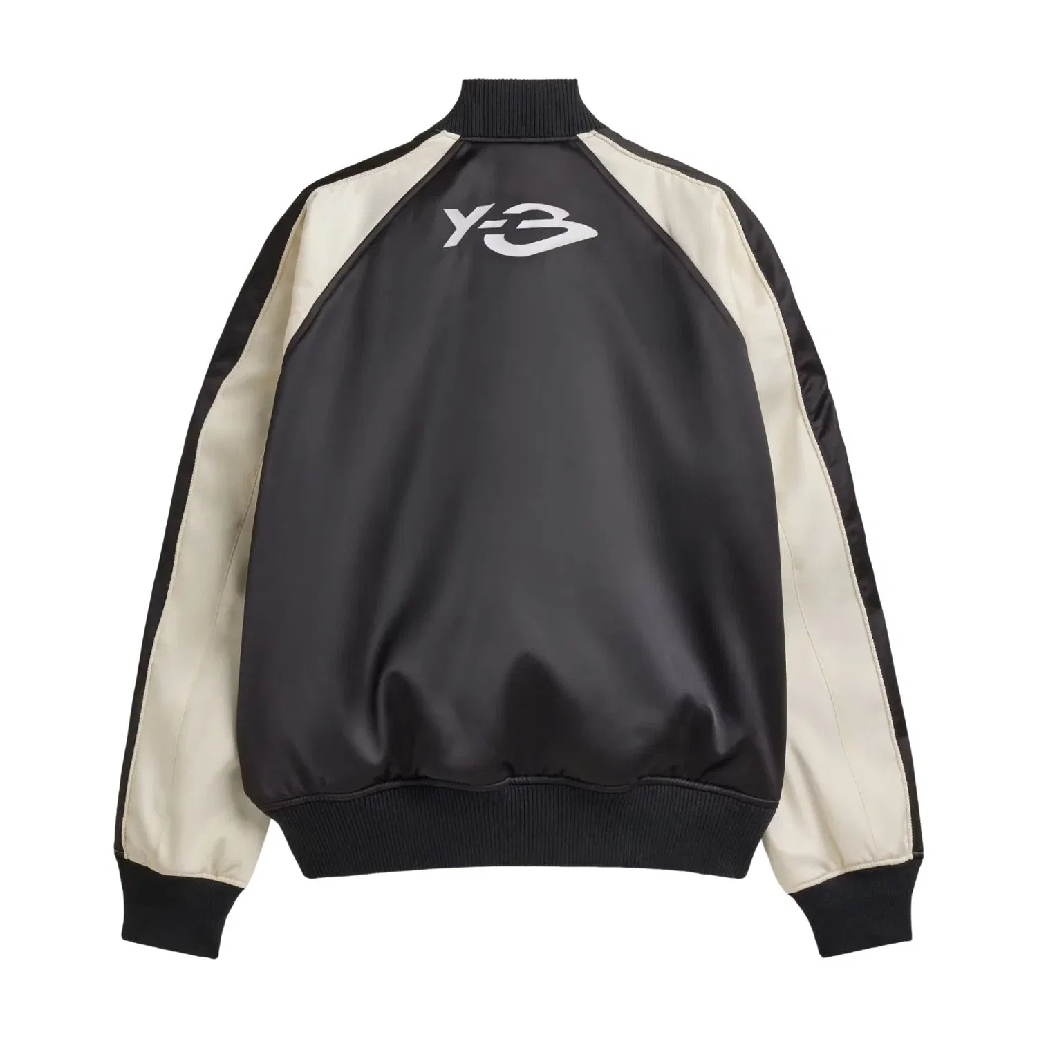 Мужская куртка из атласа с принтом Liquid Logo Satin Souvenir Adidas, черный — фото 2