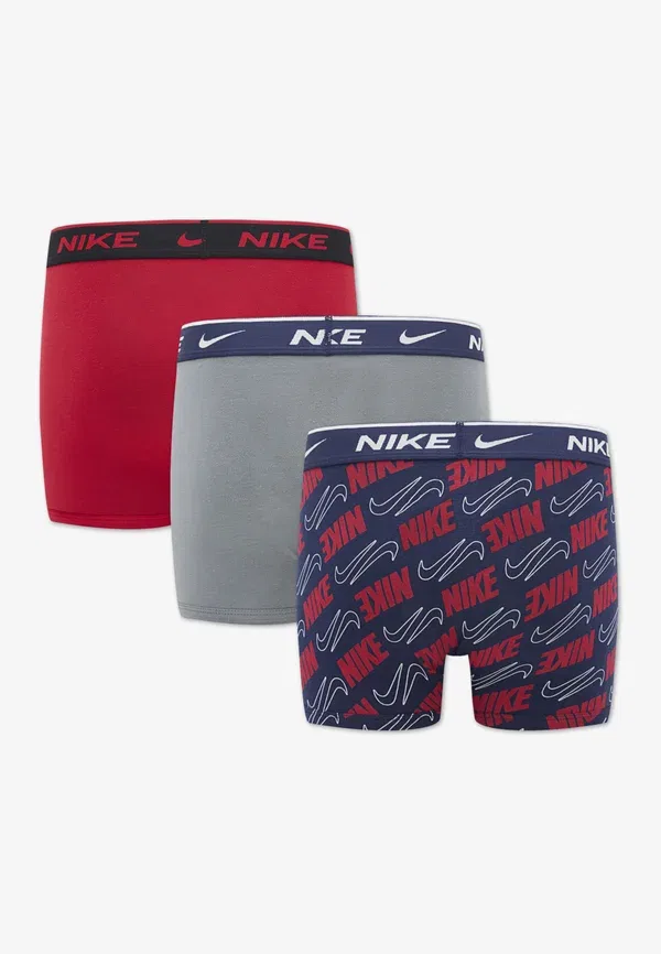 Комплект из 3 боксерских трусов Nike Sportswear, красный/темно-синий — фото 2